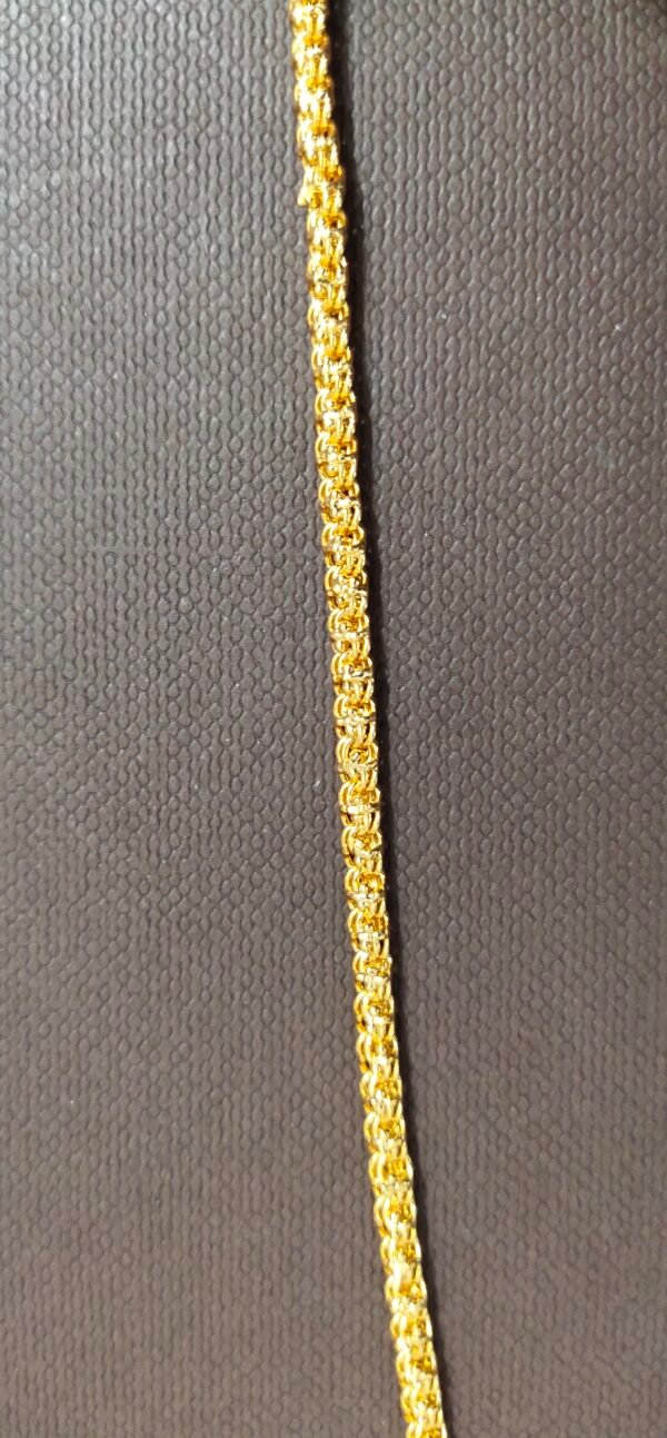IMG_20260221_125237 One gram gold Jewellery - One gram gold Plain Chains - Lush Queens jewellery - One Gram Gold Thali Chains - 24 Inches..