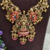 One Gram Gold Jewellery - Antique Lakshmi Haram - Lush Queens Jewellery