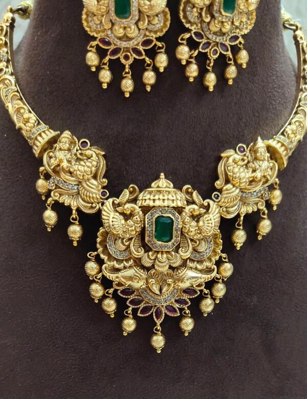 One gram gold Jewellery - One gram gold Necklaces  - Lush Queens jewellery