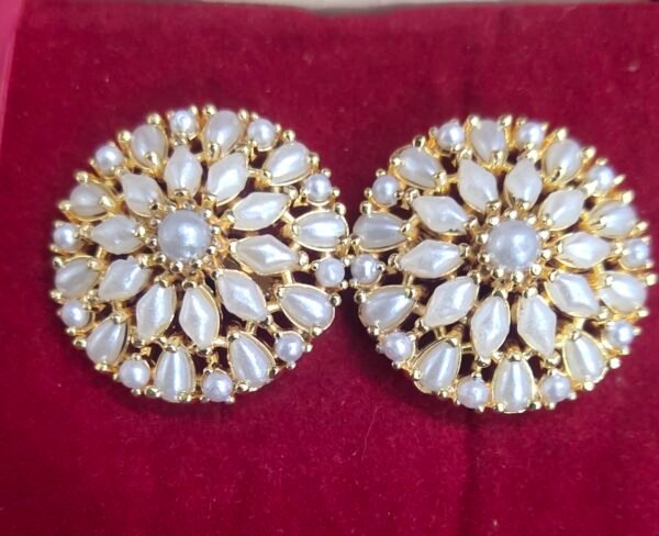 One gram gold Jewellery - One gram gold Earrings - Stud earrings