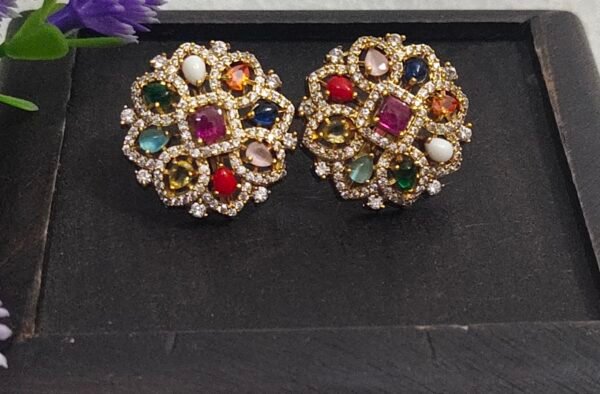 One gram gold Jewellery - One gram gold Earrings - Stud earrings