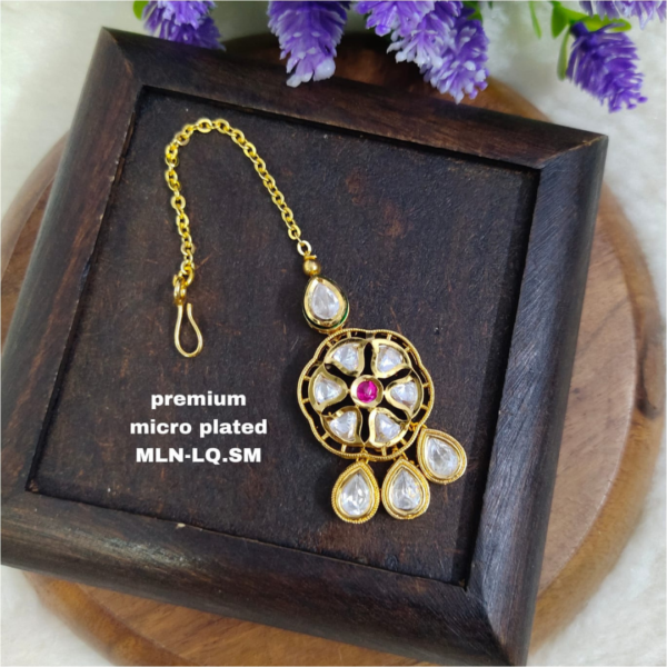 One gram gold maang tikka.. One gram gold Papidi bottu