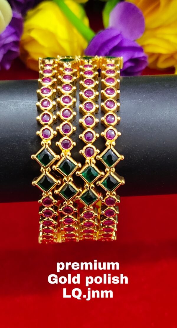 One gram gold Jewellery - One gram gold Banlges - Lush Queens jewellery