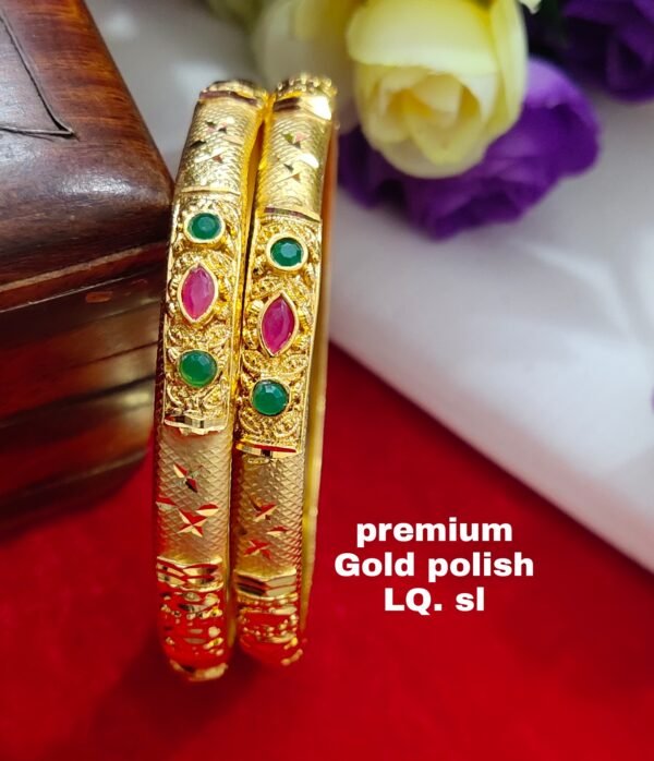 One gram gold Jewellery - One gram gold Banlges - Lush Queens jewellery