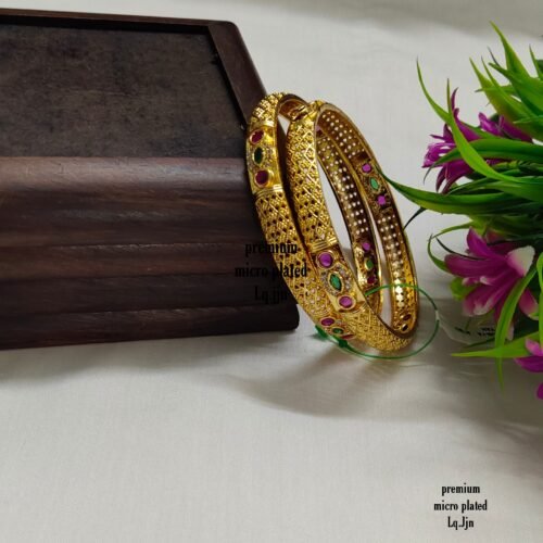 One gram gold Jewellery - One gram gold Bangles - Bridal BanglesC