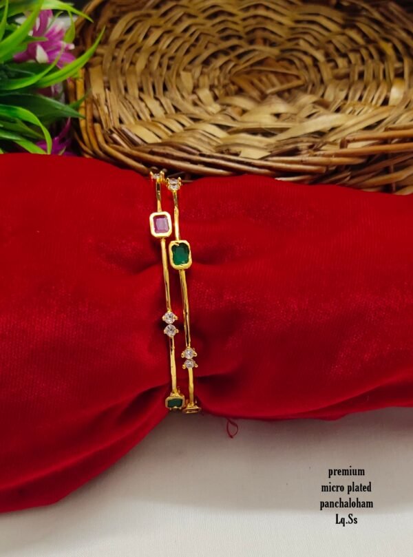 One gram gold Jewellery - One gram gold Bangles - Bridal Bangles