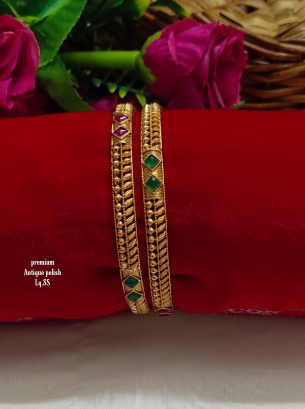 One gram gold Jewellery - One gram gold Banlges - Lush Queens jewellery
