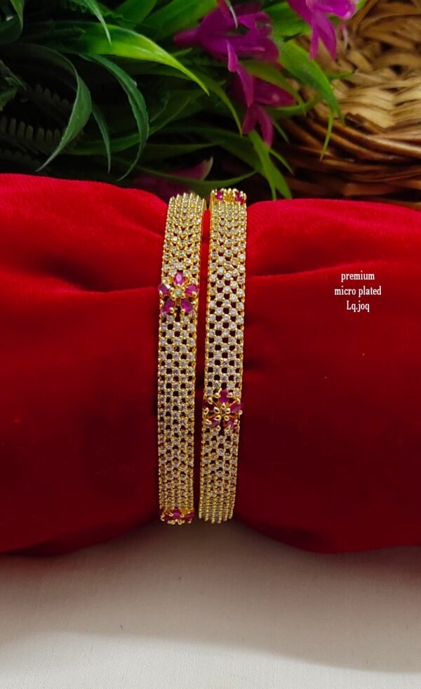 One gram gold Jewellery - One gram gold Banlges - Lush Queens jewellery