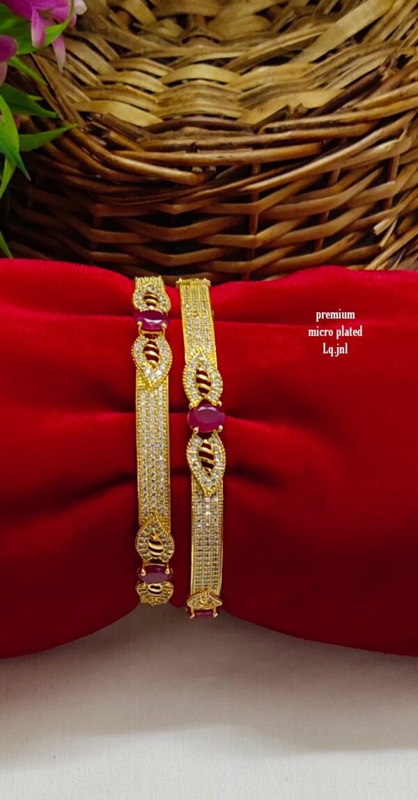 One gram gold Jewellery - One gram gold Banlges - Lush Queens jewellery