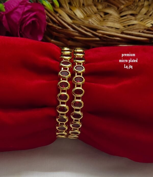 One gram gold Jewellery - One gram gold Banlges - Lush Queens jewellery