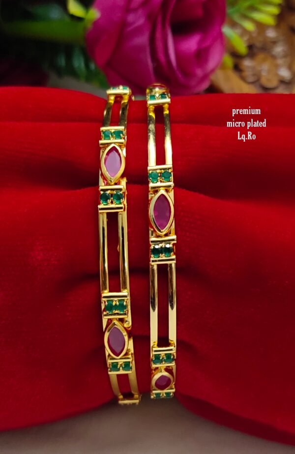 One gram gold Jewellery - One gram gold Banlges - Lush Queens jewellery
