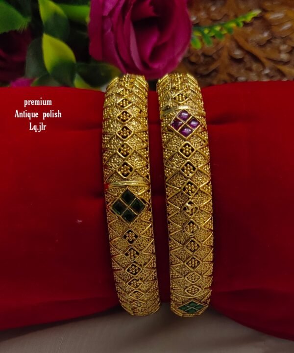 One gram gold Jewellery - One gram gold Bangles - Bridal Bangles