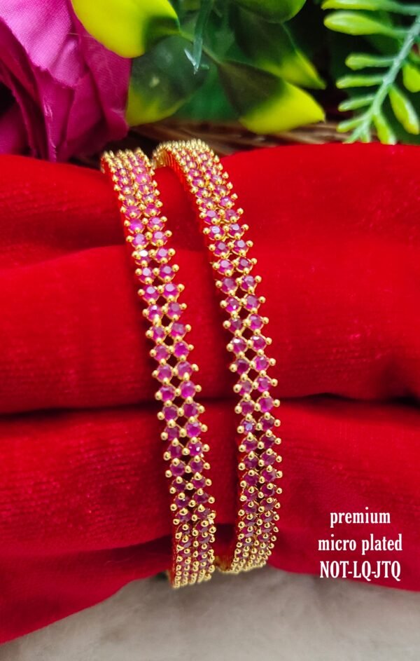 One gram gold Jewellery - One gram gold Banlges - Lush Queens jewellery
