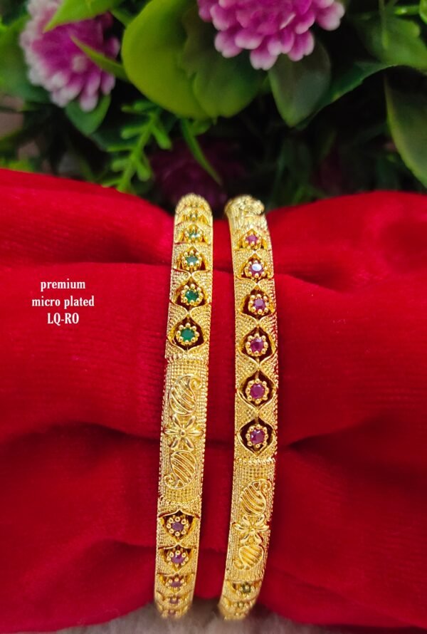 One gram gold Jewellery - One gram gold Banlges - Lush Queens jewellery