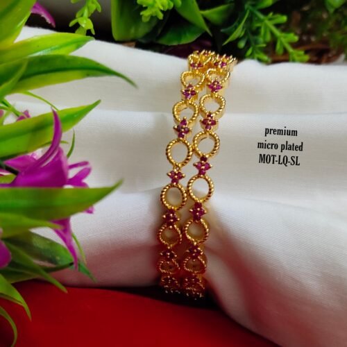 One gram gold Jewellery - One gram gold Banlges - Lush Queens jewellery