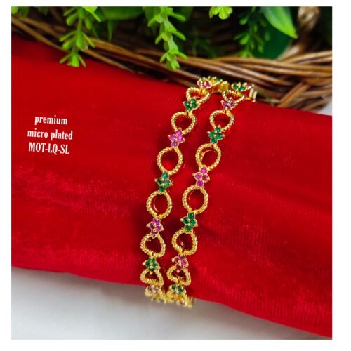 One gram gold Jewellery - One gram gold Banlges - Lush Queens jewellery