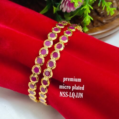 One gram gold Jewellery - One gram gold Banlges - Lush Queens jewellery