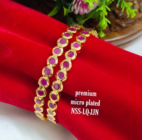 One gram gold Jewellery - One gram gold Banlges - Lush Queens jewellery