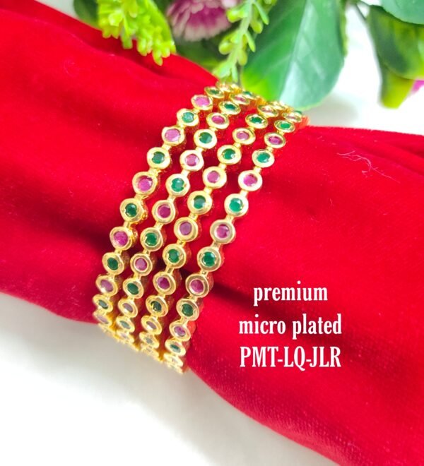 One gram gold Jewellery - One gram gold Banlges - Lush Queens jewellery