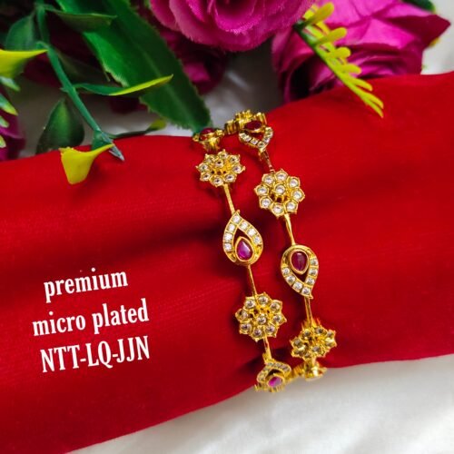 One gram gold Jewellery - One gram gold Banlges - Lush Queens jewellery