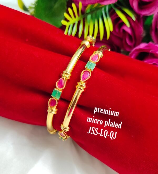 One gram gold Jewellery - One gram gold Banlges - Lush Queens jewellery