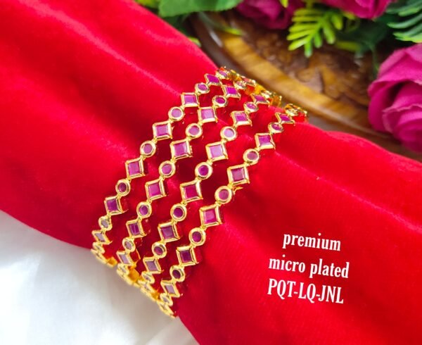 One gram gold Jewellery - One gram gold Banlges - Lush Queens jewellery