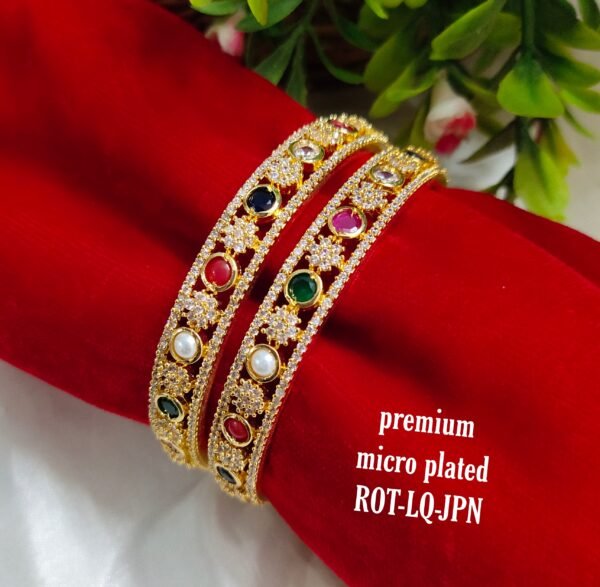 One gram gold Jewellery - One gram gold Banlges - Lush Queens jewellery