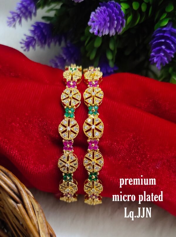 One gram gold Jewellery - One gram gold Bangles - Bridal Bangles