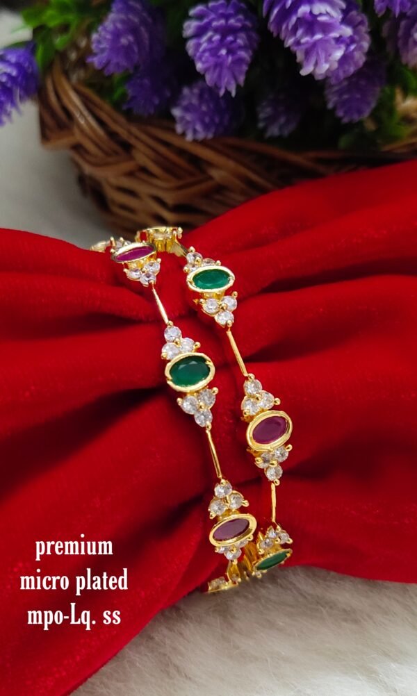 One gram gold Jewellery  One gram gold Bangles - Bridal Bangles