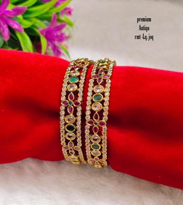 One gram gold Jewellery - One gram gold Bangles - Function wear Bangles