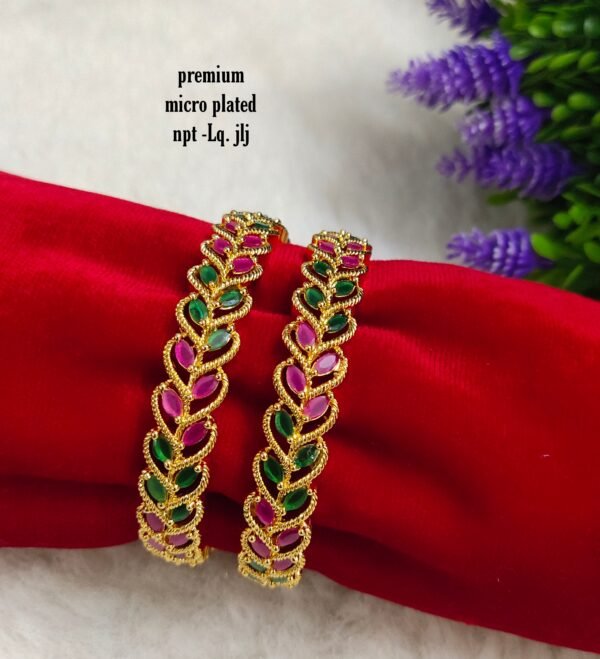 One gram gold Jewellery - One gram gold Banlges - Lush Queens jewellery