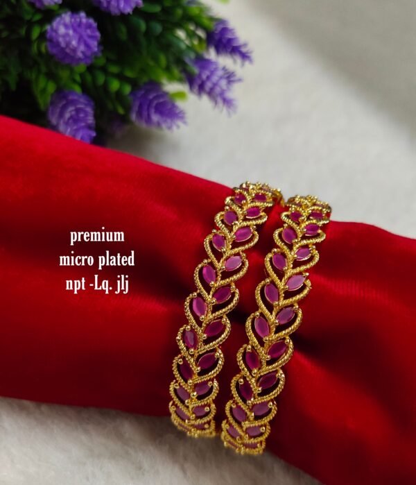 One gram gold Jewellery - One gram gold Banlges - Lush Queens jewellery