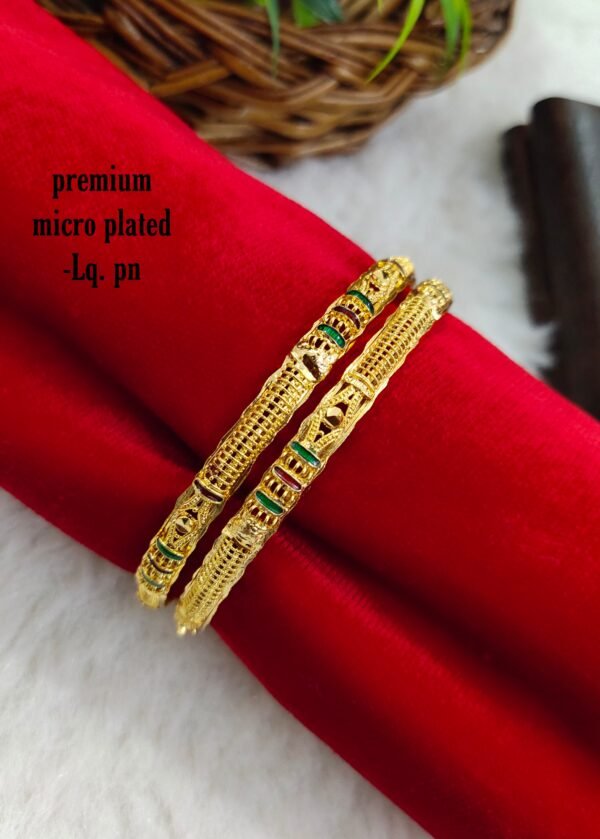 One gram gold Jewellery - One gram gold Banlges - Lush Queens jewellery