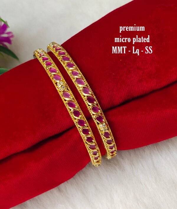 One gram gold Jewellery - One gram gold Banlges - Lush Queens jewellery