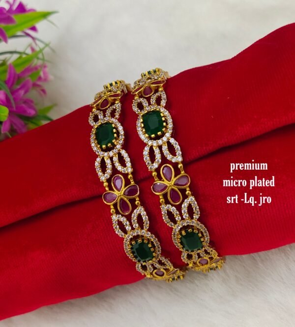 One gram gold Jewellery - One gram gold Bangles - Bridal Bangles