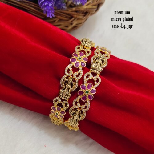 One gram gold Jewellery - One gram gold Bangles - Lush queens Jewellery