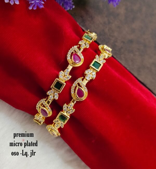 One gram gold Jewellery - One gram gold Bangles - Bridal Bangles