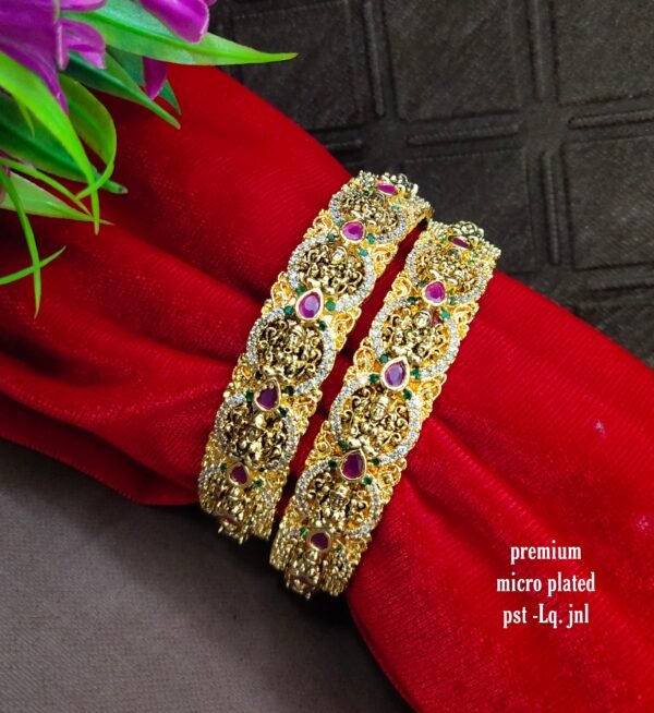 One gram gold Jewellery - One gram gold Bangles - Bridal Bangles