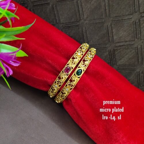 One gram gold Jewellery - One gram gold Bangles - Bridal Bangles