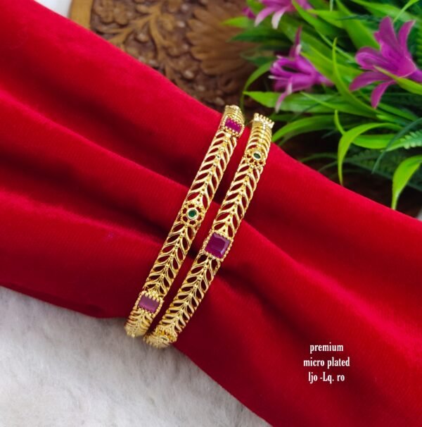 One gram gold Jewellery - One gram gold Banlges - Lush Queens jewellery