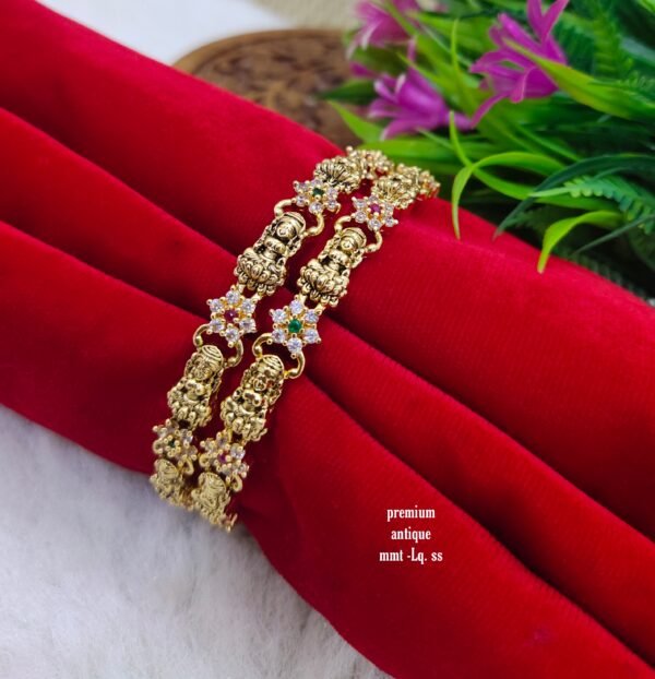 One gram gold Jewellery - One gram gold Bangles  - Lush Queens jewellery