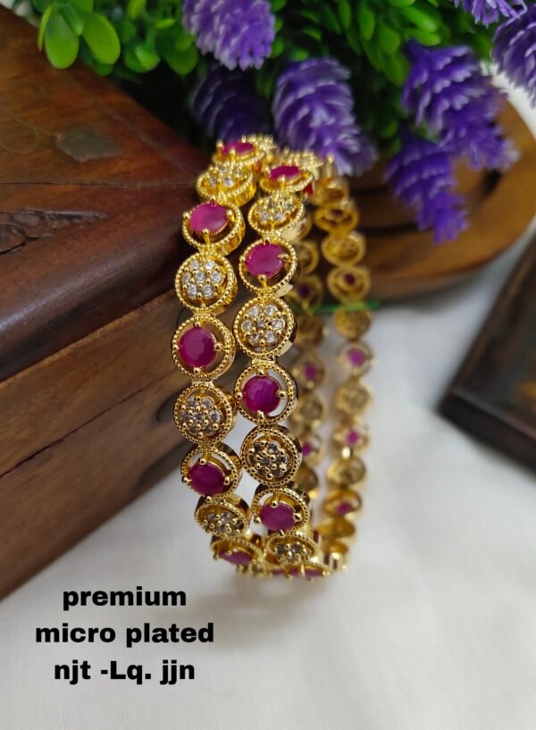 One gram gold Jewellery - One gram gold Banlges - Lush Queens jewellery