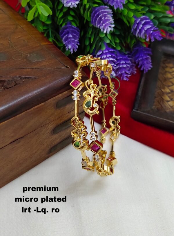 One gram gold Jewellery - One gram gold Bangles - Bridal Bangles