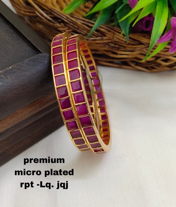 One gram gold Jewellery - One gram gold Banlges - Lush Queens jewelleryProduct Code: PLTLQJNL