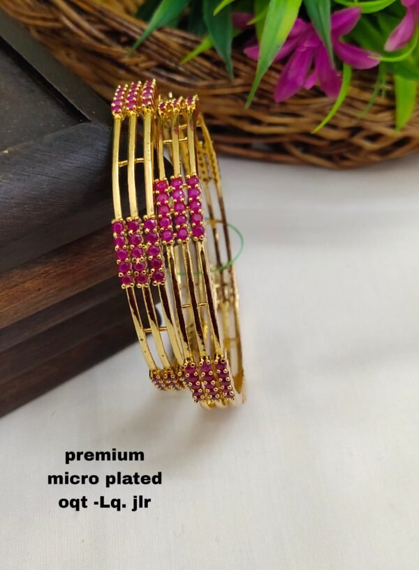 One gram gold Jewellery - One gram gold Banlges - Lush Queens jewellery