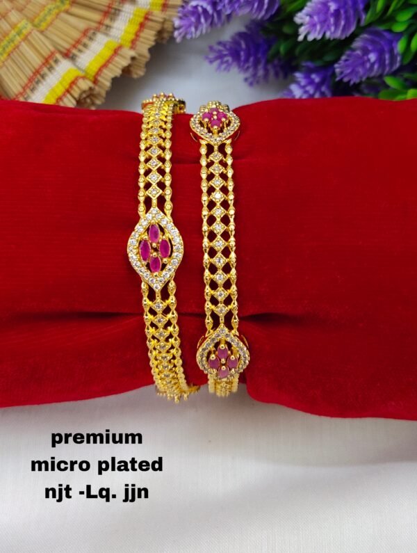 One gram gold Jewellery - One gram gold Banlges - Lush Queens jewellery