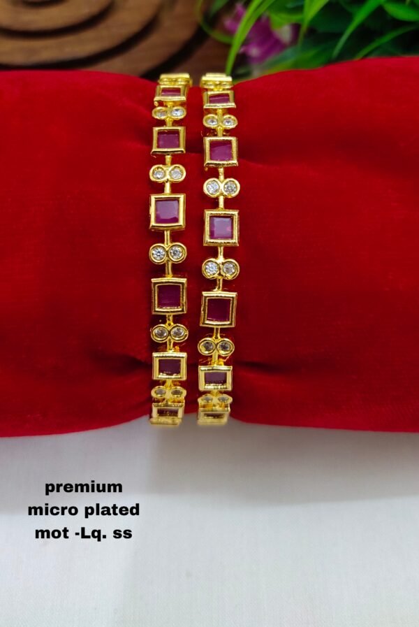 One gram gold Jewellery - One gram gold Banlges - Lush Queens jewellery