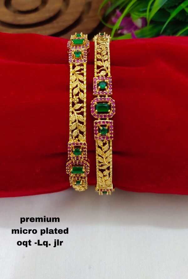 One gram gold Jewellery - One gram gold Banlges - Lush Queens jewellery