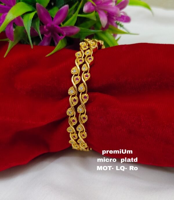 One gram gold Jewellery - One gram gold Banlges - Lush Queens jewellery