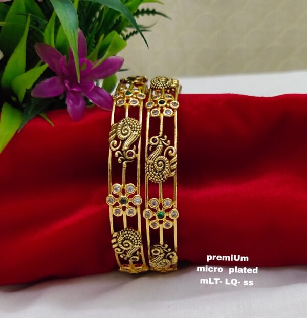 One gram gold Jewellery - One gram gold Bangles - Bridal Bangles